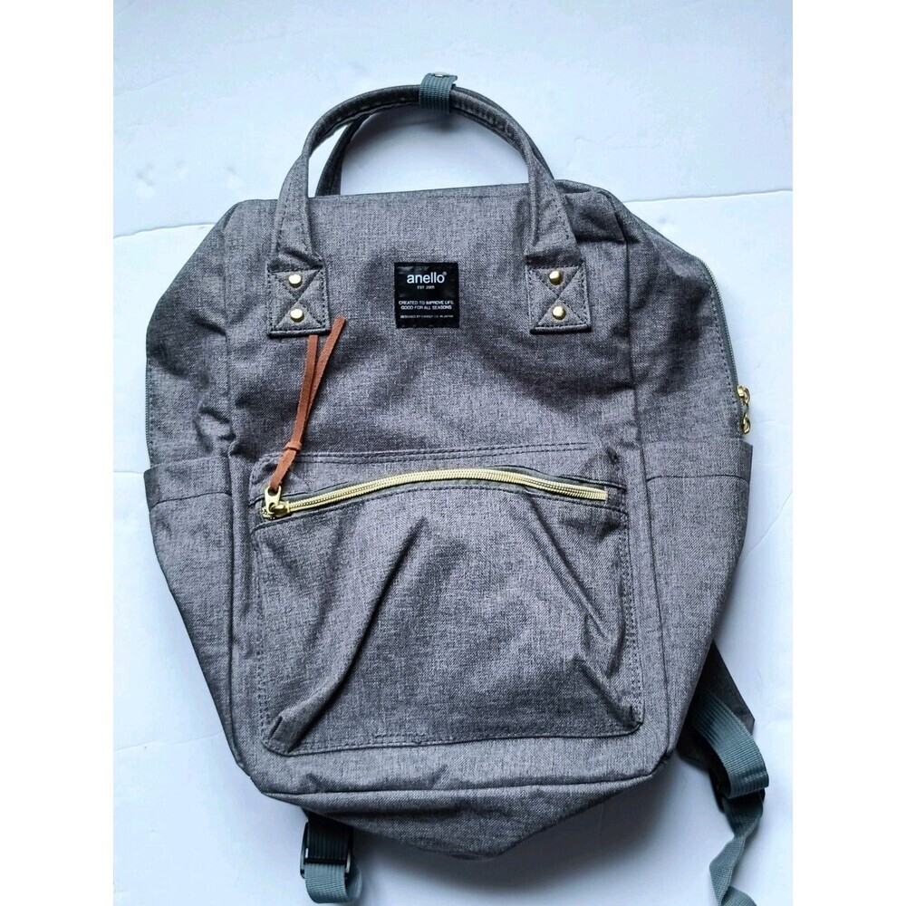 Anello Sport Backpack Adjustable Straps Gray Bag